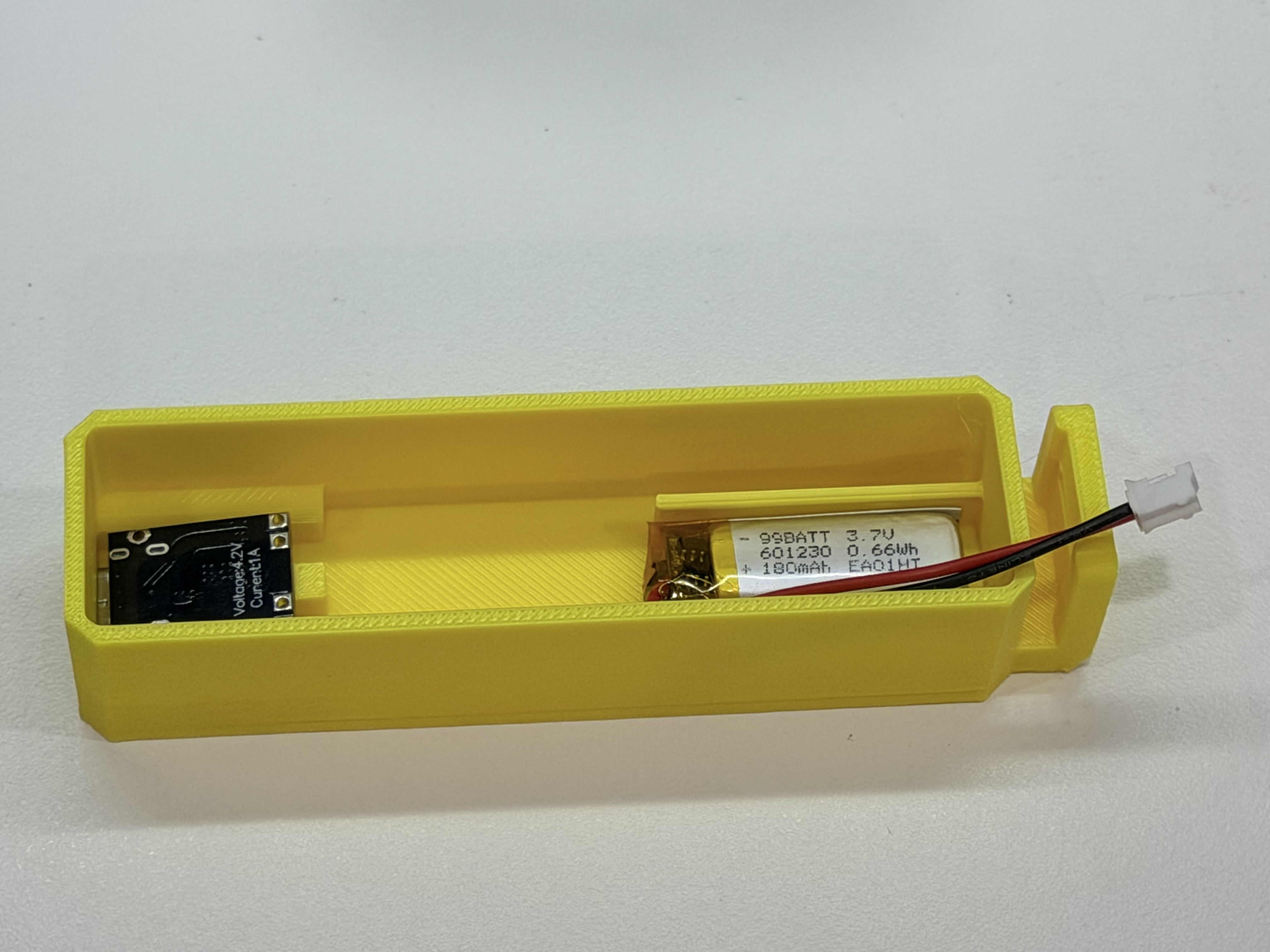 Battery and charger test fit